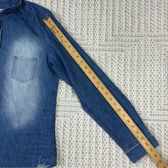 Frank & Eileen Famous Denim Shirt Size L - Picture 11 of 17